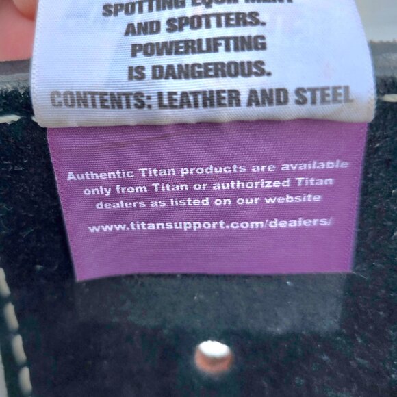 XL Titan Toro Suede Lever Powerlifting Weight Belt 4" High 3/8" Depth EUC - Picture 5 of 15